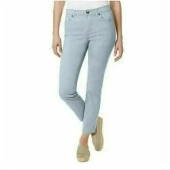 Buffalo David Bitton Jeans Fog Blue High Rise Havana Ankle Jeans - Size 16 - Picture 1 of 13